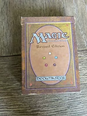 Magic The Gathering:1994 Revised Deckmaster Starter-Empty Box • $29.99