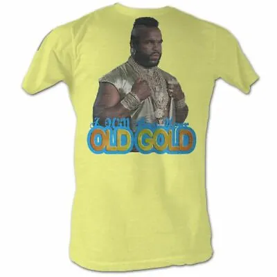 Mr. T Old Gold Yellow Heather T-Shirt • $22.50