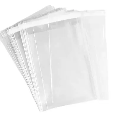 150 Pcs Clear Cellophane Cello Bags Thick Greeting Card Plastic Sleeves New • $11.39