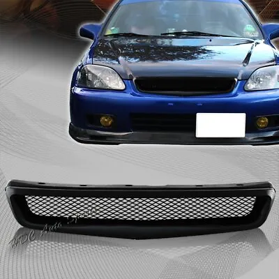 For 99-00 Honda Civic EK JDM Type-R Style Black Mesh ABS Front Hood Grille Grill • $16.50