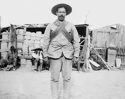 Mexican General FRANCISCO PANCHO VILLA Glossy 8x10 Photo Vintage Poster Print • $4.49