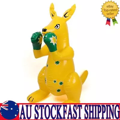 AU-Inflatable Australian Souvenir Supporter Blow Up 100cm Boxing Kangaroo Joey • $31.31