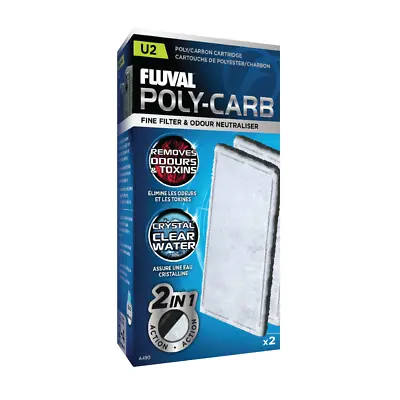 £5.99 • Buy Fluval U2 Poly-Carb Cartridge
