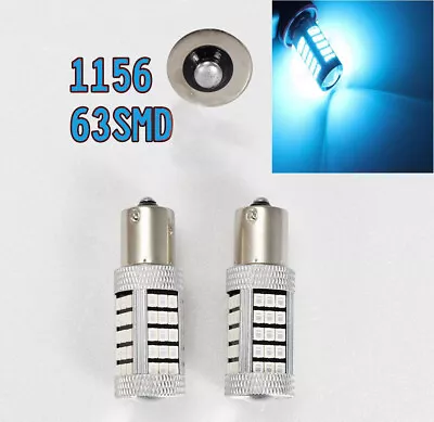 1156 P21W 3497 7506 63 LED Projector Ice Blue Bulb Backup Reverse K1 B K • $18.30