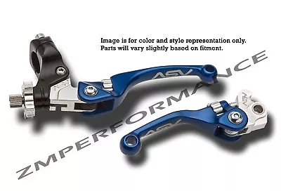 Yamaha Mx Offroad Asv F4 Series Blue Brake And Clutch Levers Pair Pack • $195