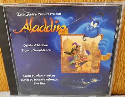 Aladdin Original Motion Picture Soundtrack Audio CD 1992 1999 • $1.99