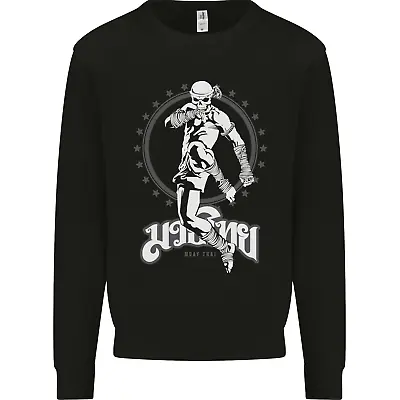 Muay Thai Skeleton MMA Mixed Martial Arts Mens Sweatshirt Jumper • $21.19