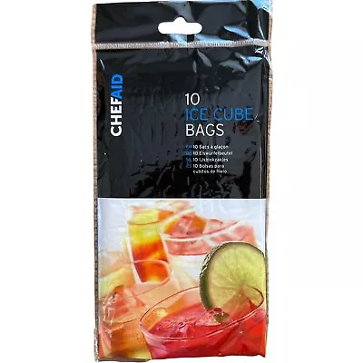 Ice Cube Bags Parties BBQs Cocktails Good For Stock Cubes 10 Bags = 280 Cubes • £2.74