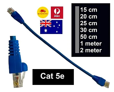 Short Cat5E Ethernet Patch Network Cable RJ45 UTP - 15cm To 2m • $3.99