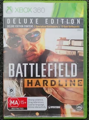 Xbox 360 Battlefield Hardline Deluxe Edition Complete Incl Manual PAL FAST SHIP • $12.99