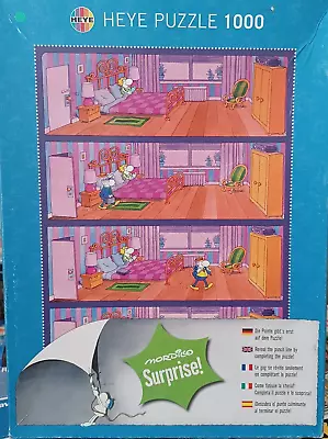Heye - 1000 Piece - Surprise: Bedroom Mordillo 2013 - Jigsaw Puzzle • $22