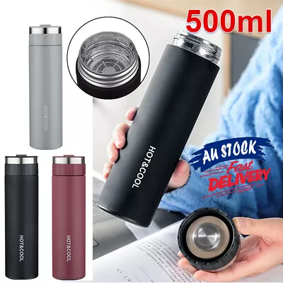 Flask Thermos Tea Bottle Stainless Steel Water Mug Insulated Cup Vacuum Drink • $20.59