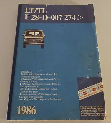 Image Catalogue/Parts Catalog VW Lt / TL F28 D 007 274 Edition 1986 • $43.38