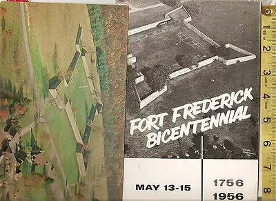 Vintage 1956 Fort Frederick Bicentenial Booklet & First Day Cover Post Card Md. • $7