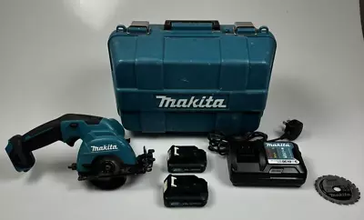 Makita HS301D 10.8v / 12v MAX CXT 85mm Circular Saw 2x Batteries/Charger/Case ✅ • £129.99