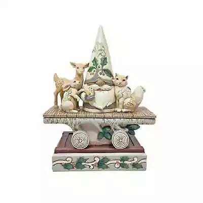 $57.51 • Buy Jim Shore WOODLAND GNOME ANIMALS TRAIN CAR-ROLLING HOME FOR XMAS 6011623 NEW
