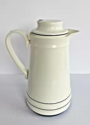 VTG White/Blue Thermos Coffee Butler Carafe - 32 Oz. #810 W. Germany EUC • $16