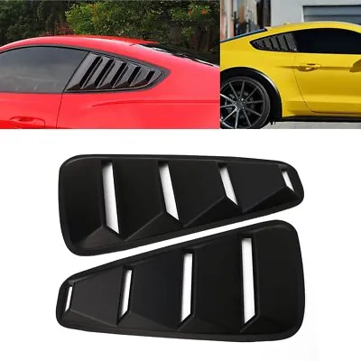 2pcs For Ford Mustang 1/4 Quarter Side Window Louvers Scoop Cover Vent 2005-2014 • $21.50