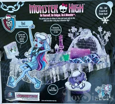 Monster High Abbey Bominable Bed Playset New In Sealed Box • $125