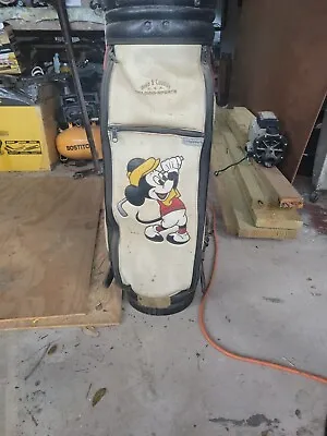 Walter Hagen Mickey Mouse Golf Bag Vintage Used National Team Championship • $80