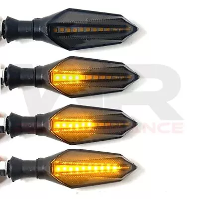 LED Sequential Indicators X4 For Kawasaki Z650 Z750 Z900 ZR900 • £24.99