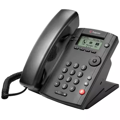 Polycom VVX 101 Single-Line Desktop IP Phone VoIP - P/N 2200-40250-025 Buy Lot • $29.97