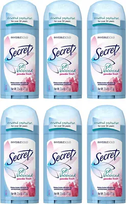 £38.63 • Buy Secret Original Anti-Perspirant/Deodorant, Invisible Solid, Powder Fresh,... 