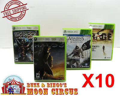 10x Xbox 360 Cib Game - Clear Plastic Protective Box Protector Case Sleeve  • $12.98