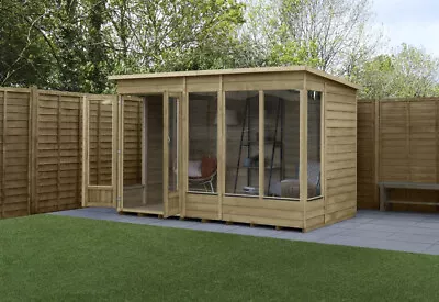 Summer House 10 X 6ft Garden Building Room Studio Office Oakley Double Door Apex • £884.99