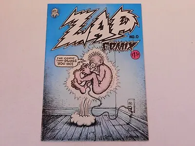 ZAP COMIX 0 VF/NM 9.0 Underground Comic -RARE VARIANT ERROR COVER- R Crumb Comix • $350