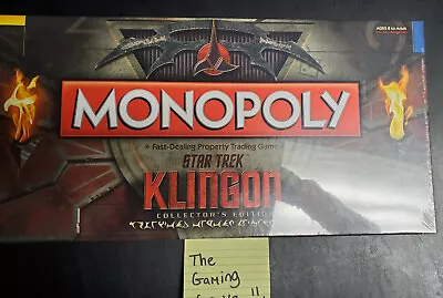 Star Trek Klingon Monopoly Collector's Edition Board Game - Brand New/Sealed • $84.99