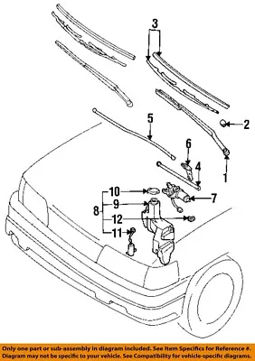 MAZDA OEM 90-03 Protege Wiper Washer-Window-Wiper Arm Cover LA0167395C • $5.92