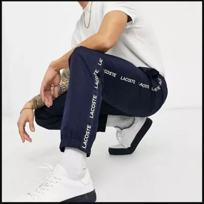 £59.99 • Buy Lacoste Mens Classic Navy Diamond Tracksuit Bottoms/pants Fr5 Large Rrp:-£100