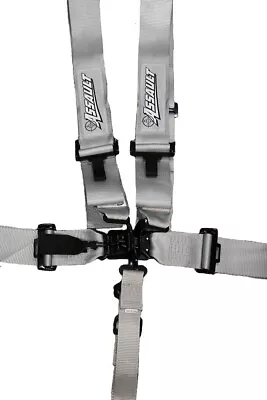 SFI Date 2024 Silver 5 Point 3  Wide Safety Race Harness Seat Belt Kit SFI 16.1 • $69.99