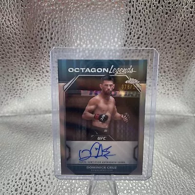 Dominick Cruz Auto 2024 Topps Chrome UFC  Octagon Legends /150 !! • $0.99