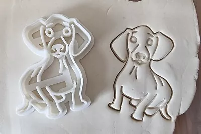 Dachshund Dog Cookie Pastry Biscuit Cutters Icing Fondant Clay Kitchen • £6.99