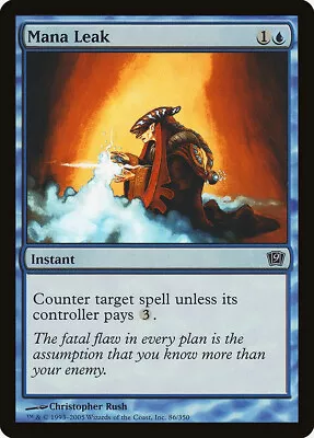 MTG Foil Common Mana Leak X 1 SP - 9th Edition • $5.95