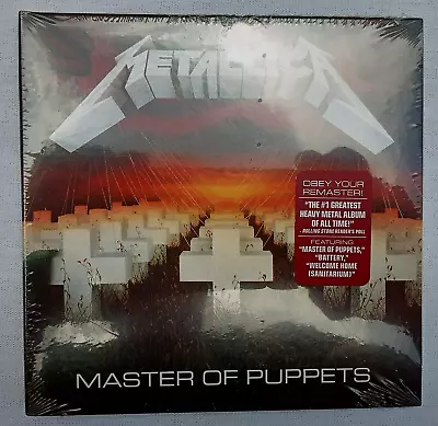 METALLICA Master Of Puppets 2017 Remastered Factory Sealed Digipak Hyper-Sticker • $12.99