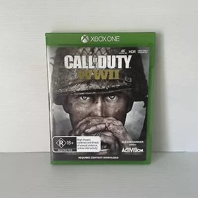 Call Of Duty WW2 : Microsoft Xbox One Video Game *MINT Condition* PAL Fast Post • $19.95