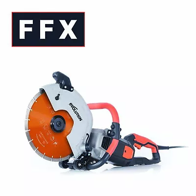 Evolution 240v 2400W 300mm Electric Disc Cutter Diamond Blade Masonry Stone DCT+ • £332.95