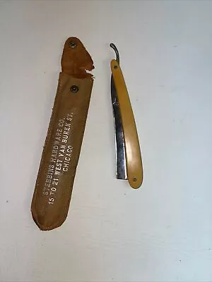 Vintage W.H. Morley & Sons Corn Straight Razor Knife Germany 3.5  Blade Sale #16 • $40