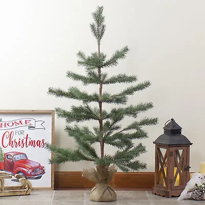 Northlight 3-Foot Ponderosa Pine Artificial Christmas Tree Jute Base – Unlit • $44.09