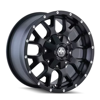 Mayhem Warrior 8015 Matte Black 20x9 8-170 0mm 125.2mm • $226.05