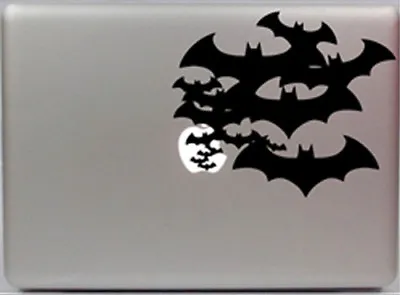 Cool New Swarm Of Batman Bats Apple Macbook Removable Vinyl Sticker Decal • $4.47