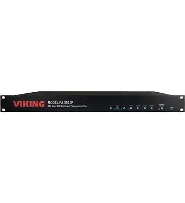 Viking Electronics PA-250-IP 250 Watt Sip Multicast Paging Unit • $873.10