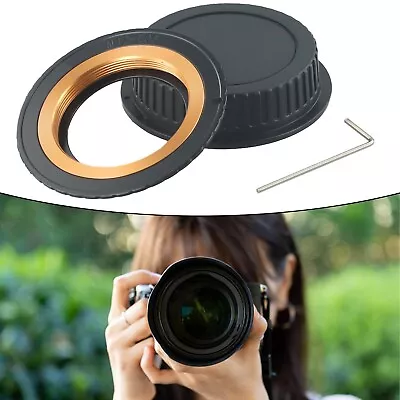 Adjustable M42 Lens For Canon EOS EF Lens Adapter 650d 600d 1100d 7d 350d 6d CAP • £10.56