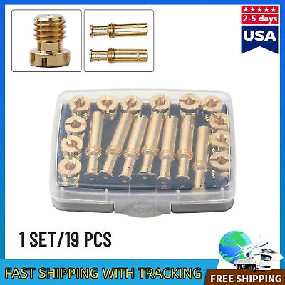 1 Set/19PCS Jet Assortment Kit For S&S Cycle Super BEG Carbs Carburetors -New • $19.99