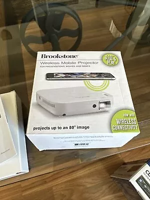 Brookstone Wireless Mobile Mini Projector • $39.99