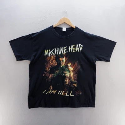 £12.65 • Buy Machine Head T Shirt XL Black Graphic Double Sided Music Rock Band Mens
