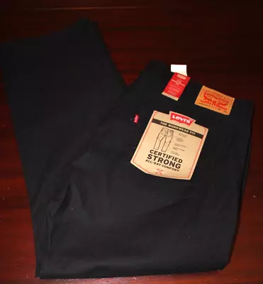 Mens Levi's Workwear Fit Jeans 44x32 Nwt Black Certified Strong • $39.95